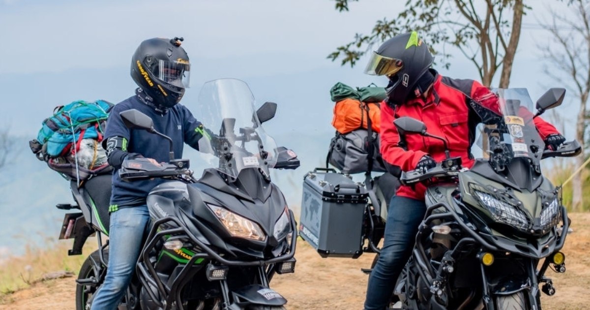 Pasea por donde quieras con las motocicletas Kawasaki Versys