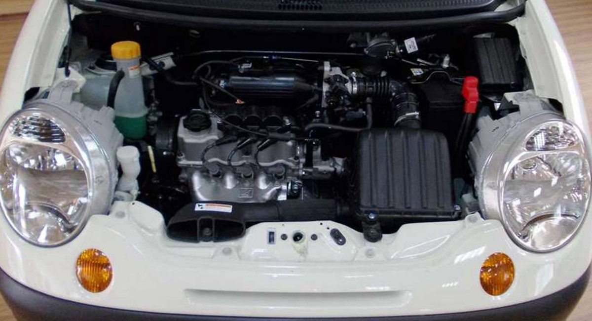 Motor de un carro Matiz Daewoo del 2009 