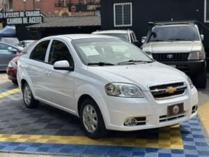 CHEVROLET AVEO LT 2012 BLANCO